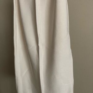 GIORGIO ARMANI 10 Italy ivory knit viscose skirt